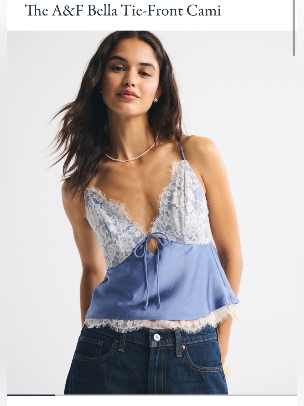 Abercrombie Bella Front Tie Cami
